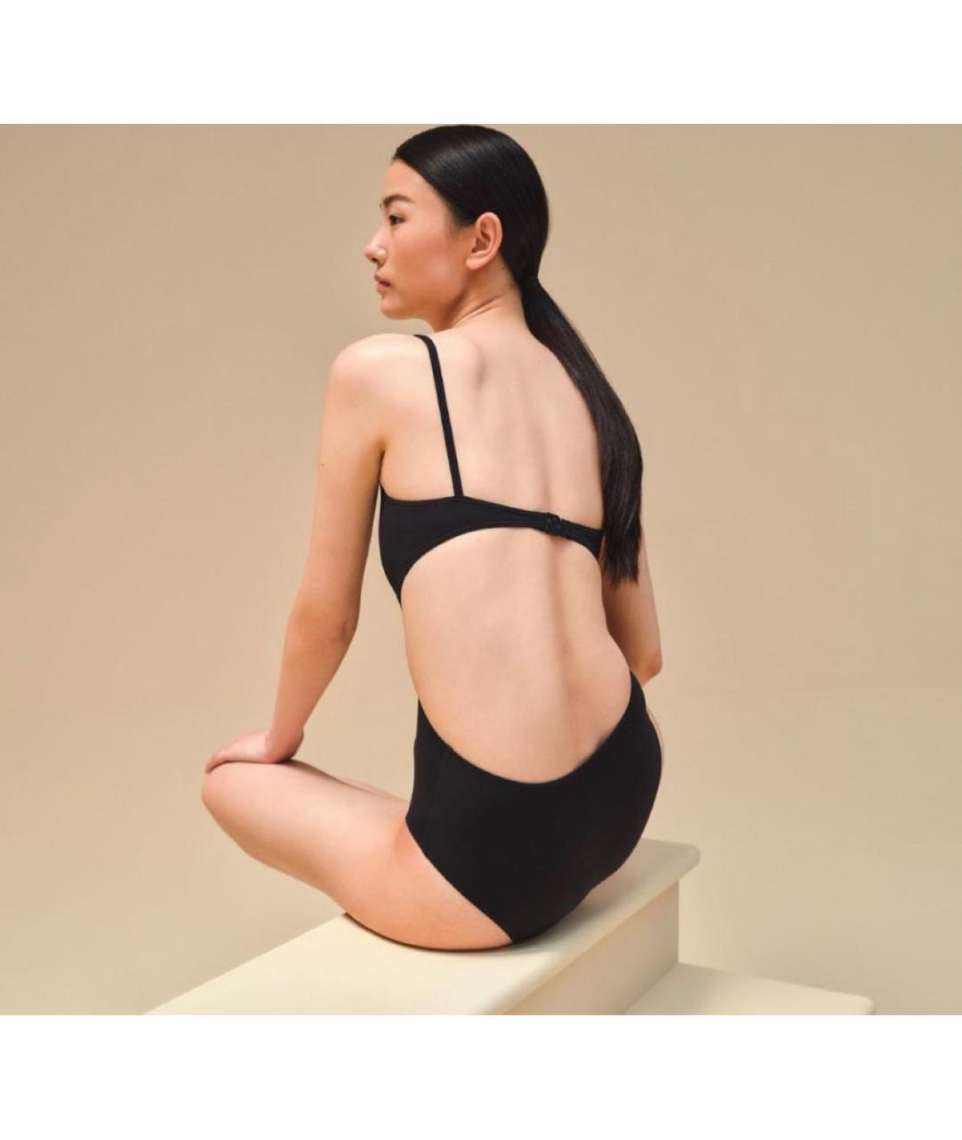 HERMES Черный полиэстеровый купальник, фото 8