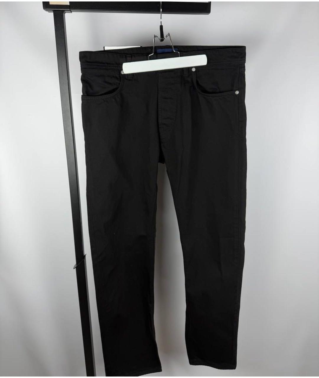 STONE ISLAND Черные прямые джинсы, фото 3