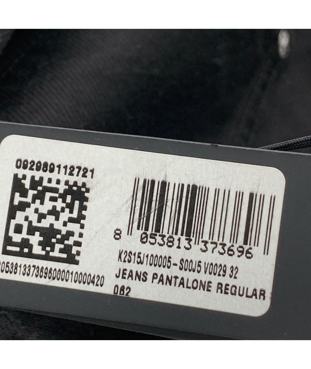 STONE ISLAND Черные прямые джинсы, фото 4