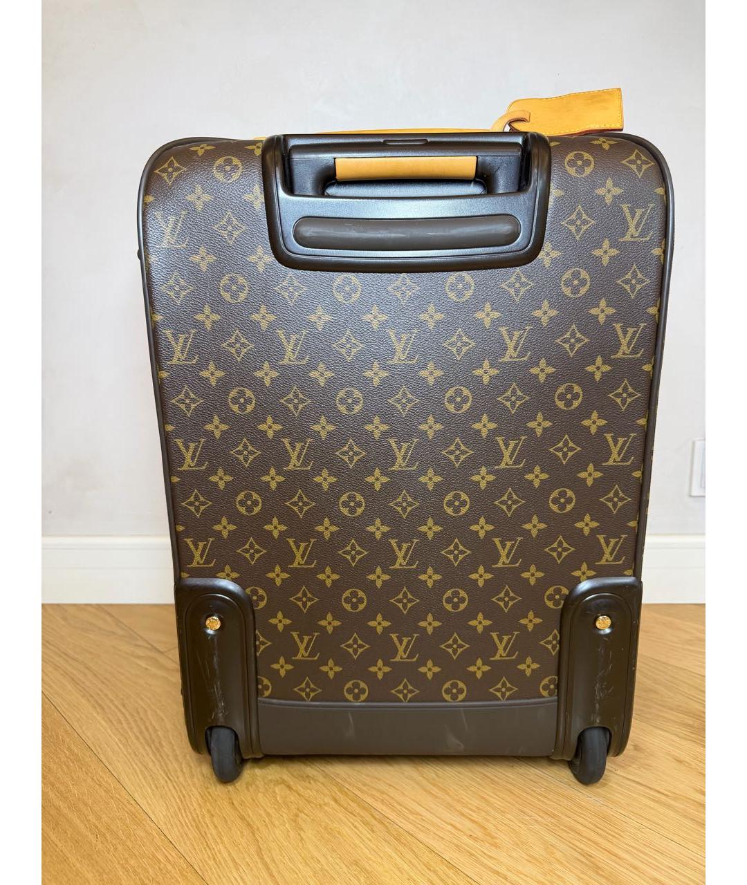 LOUIS VUITTON Коричневый чемодан, фото 2