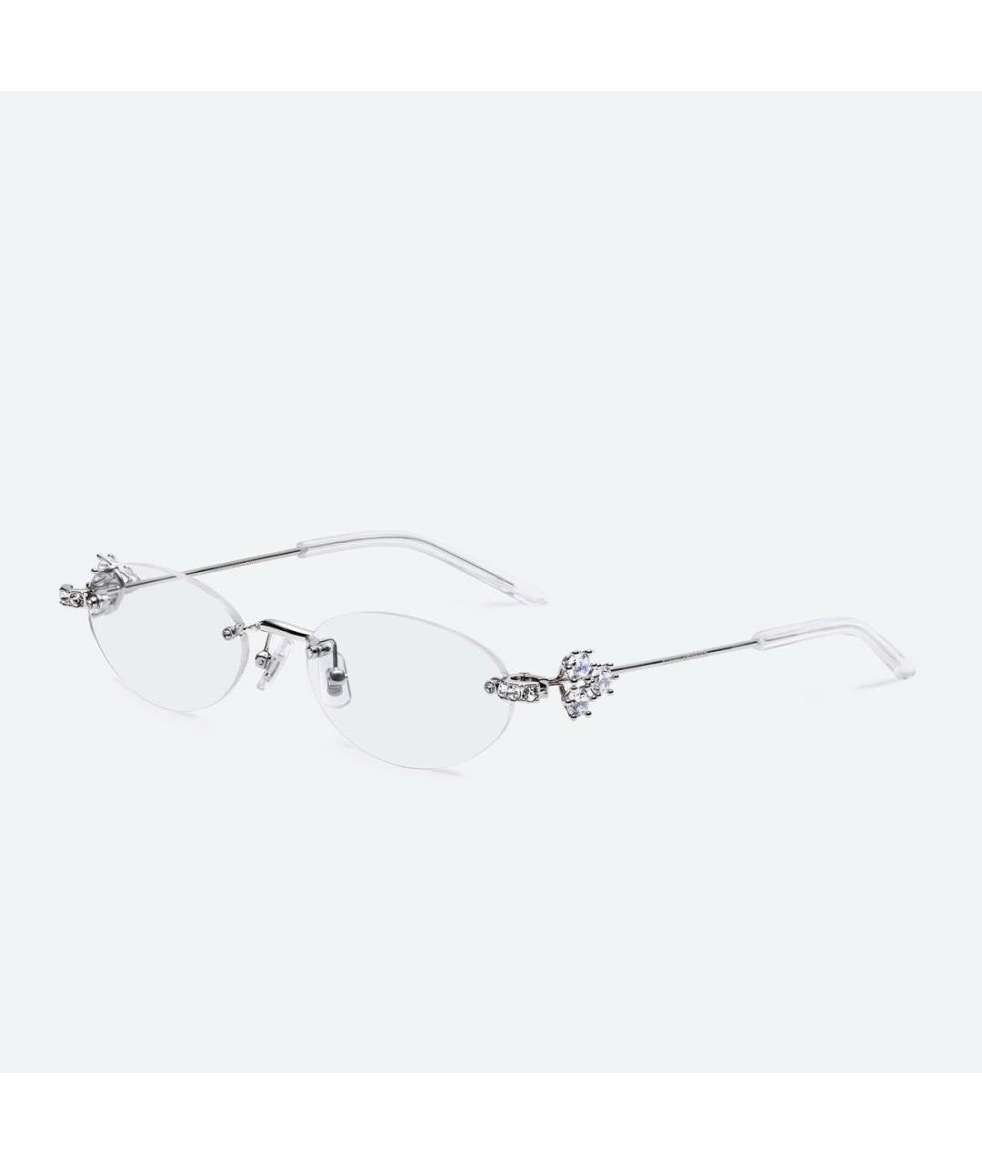 GENTLE MONSTER Серебряные металлические солнцезащитные очки, фото 9