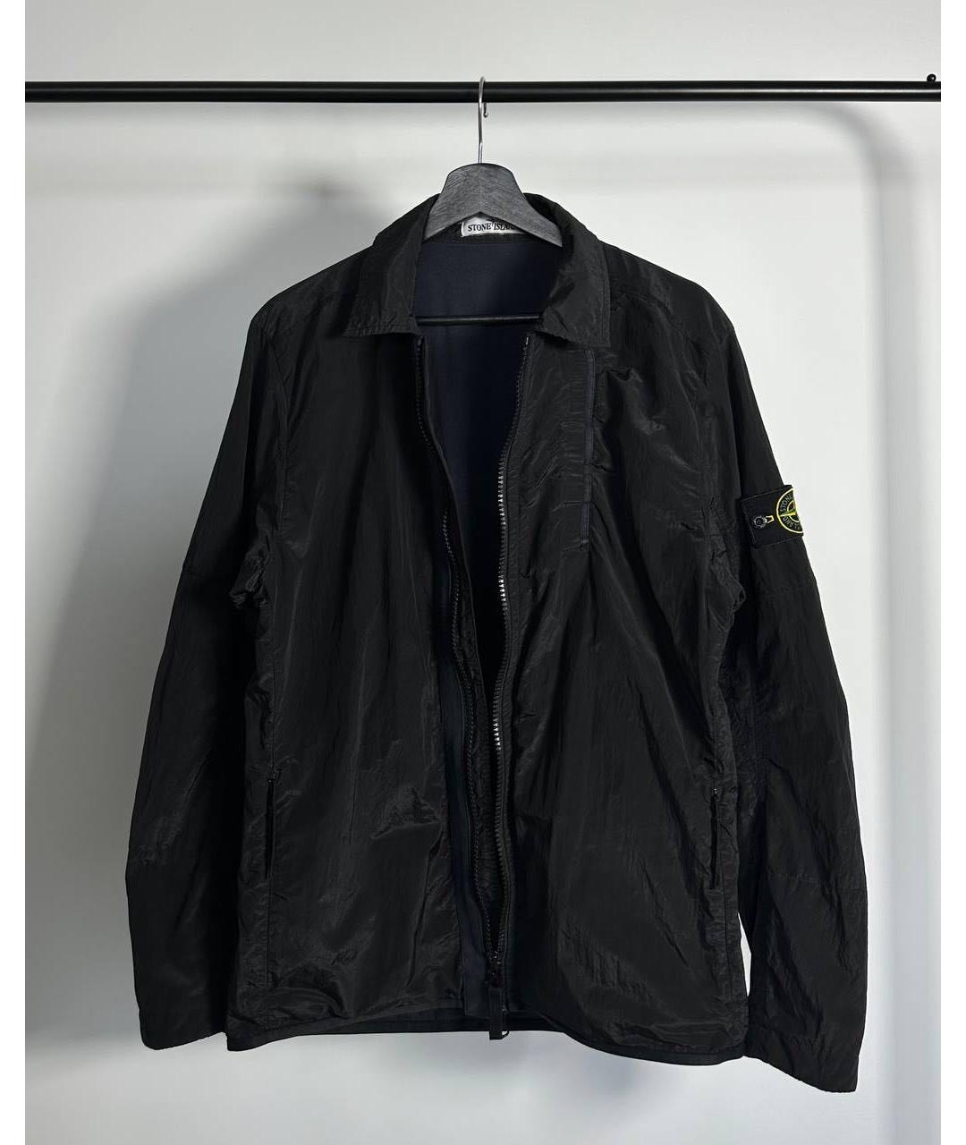 STONE ISLAND Черная куртка, фото 2