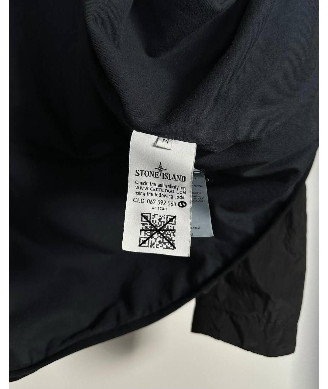 STONE ISLAND Черная куртка, фото 7
