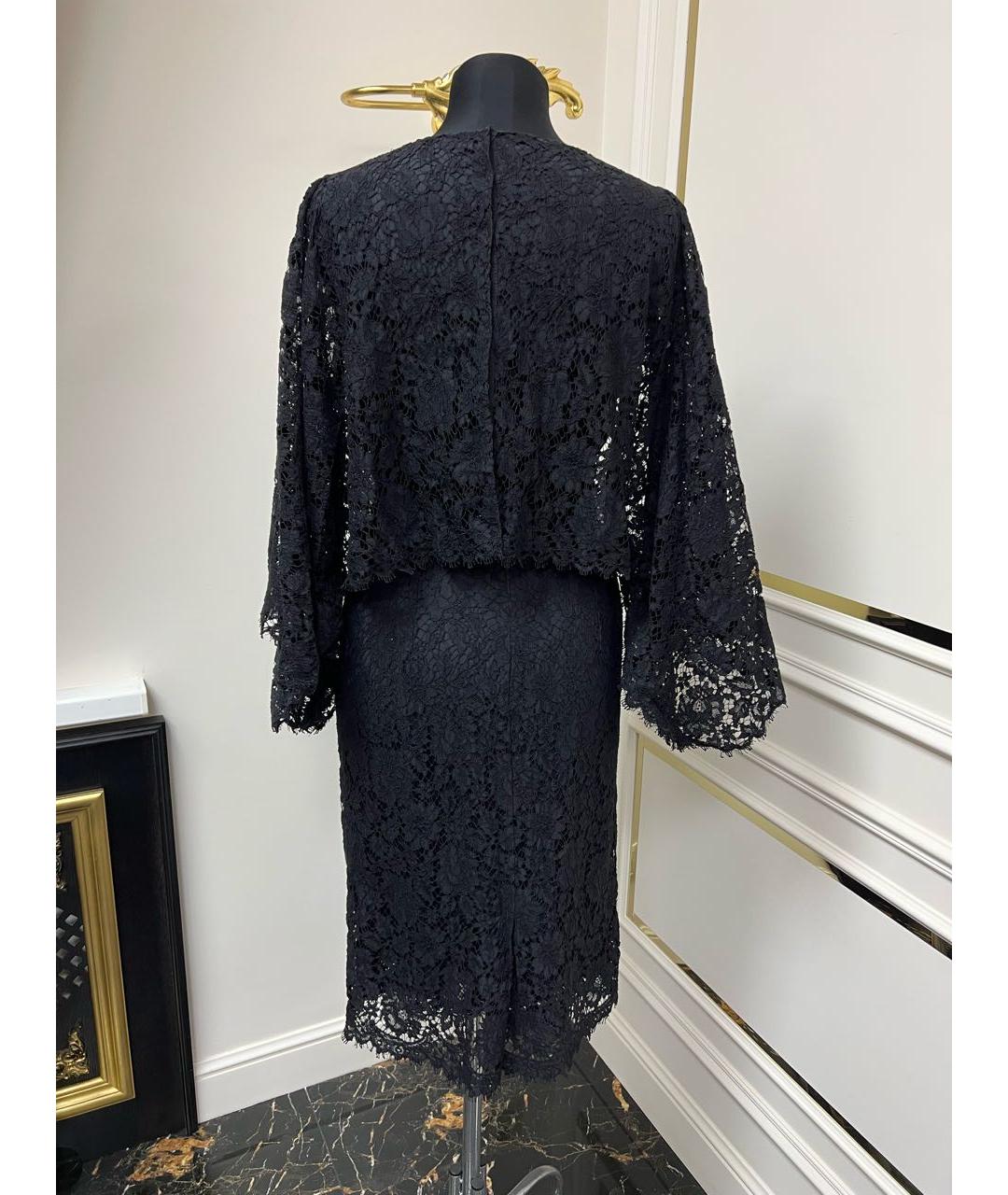 DOLCE&GABBANA Черное коктейльное платье, фото 4