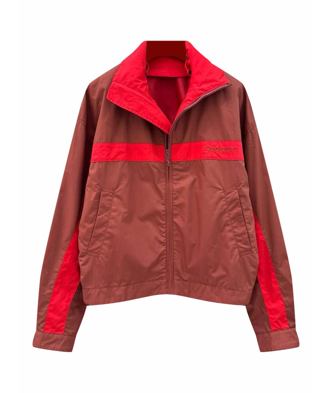 YVES SAINT LAURENT BEAUTY Красная вискозная куртка, фото 1
