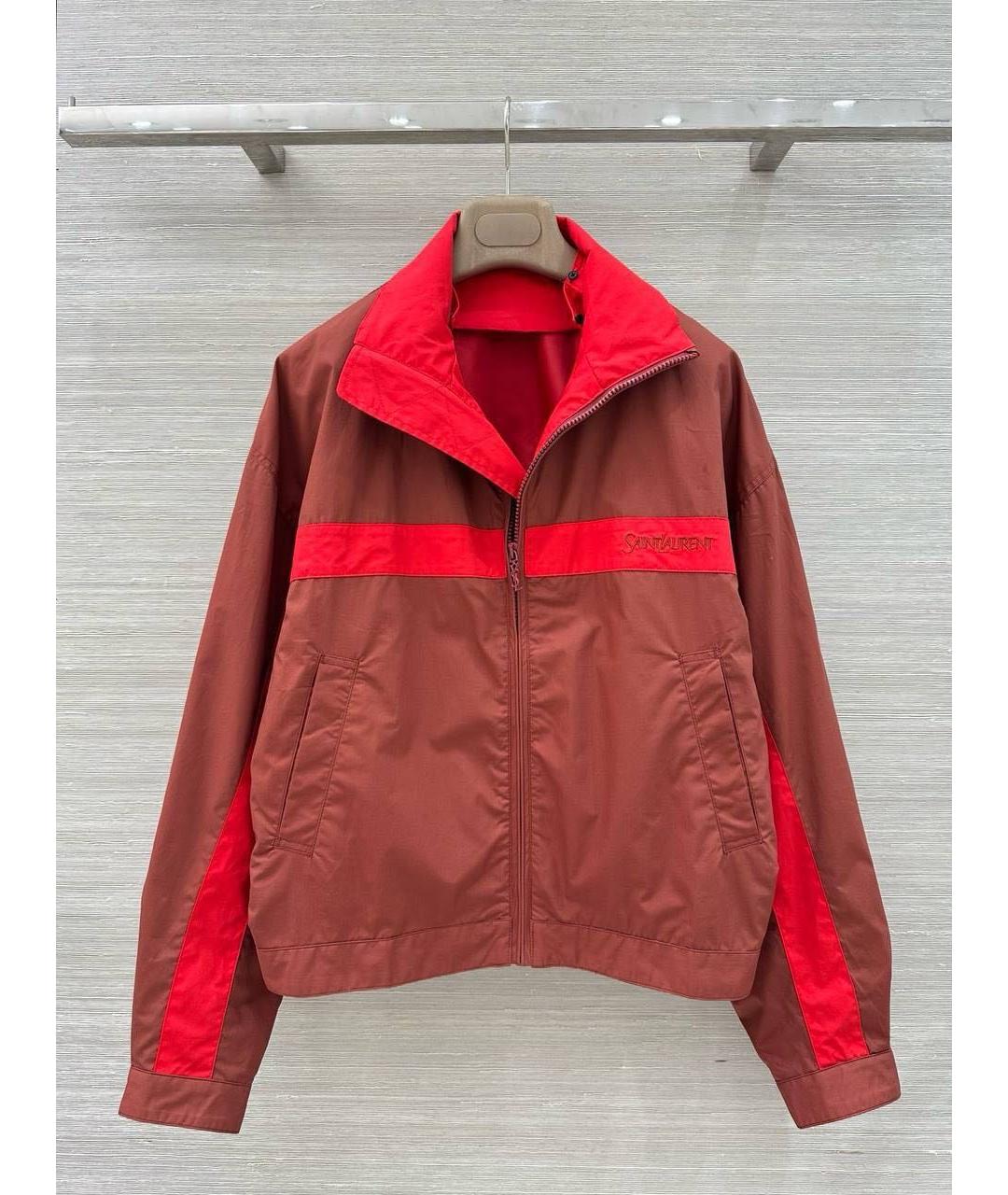 YVES SAINT LAURENT BEAUTY Красная вискозная куртка, фото 3