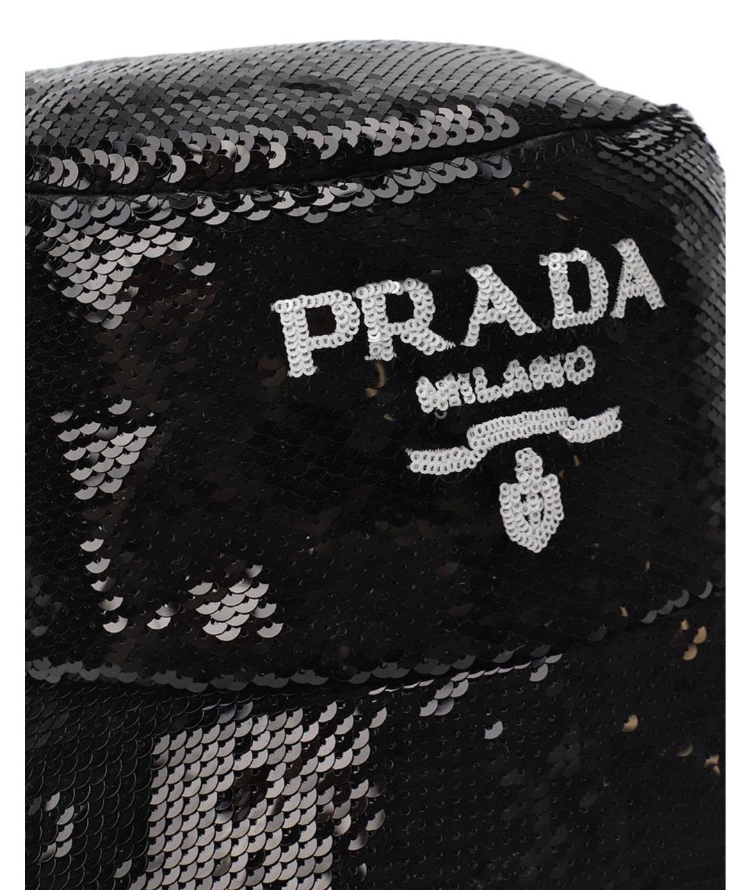 PRADA Черная панама, фото 4