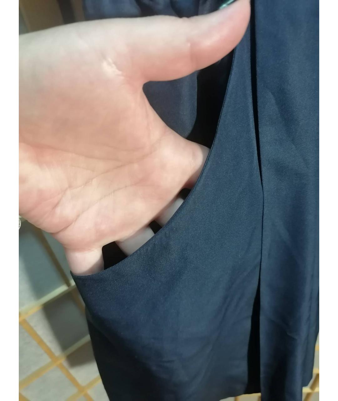 STELLA MCCARTNEY Черный вискозный комбинезон, фото 4