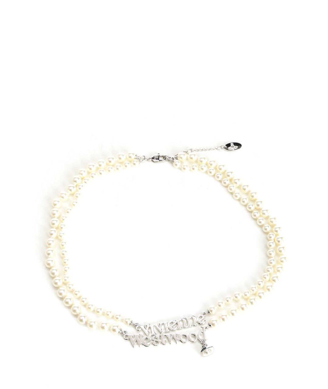 VIVIENNE WESTWOOD Серебряное металлическое колье, фото 1
