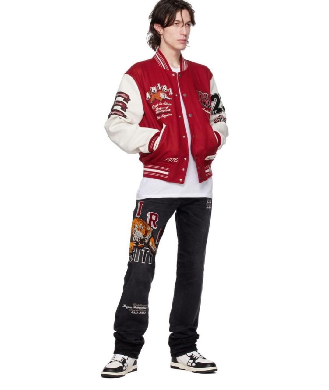 AMIRI Бордовая куртка, фото 3