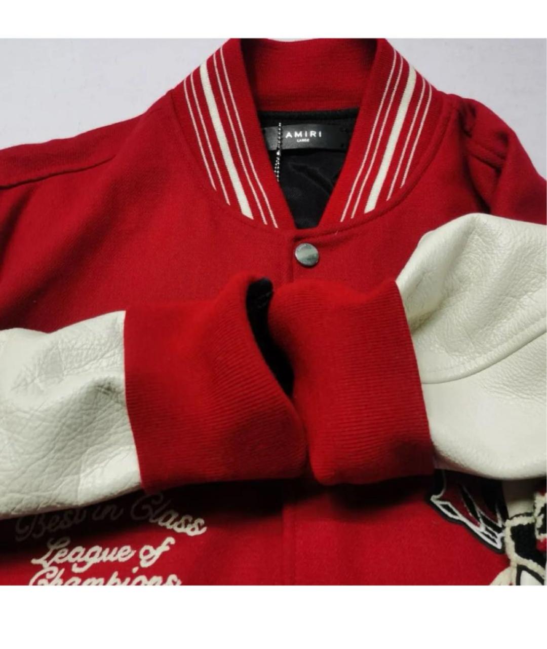 AMIRI Бордовая куртка, фото 4