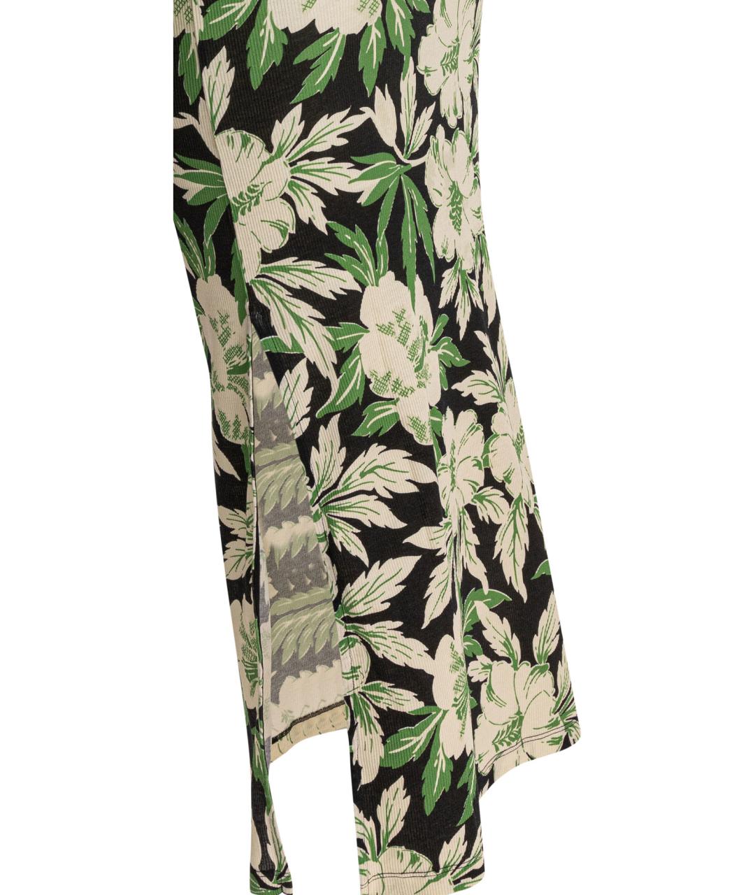 LOEWE Мульти шелковое повседневное платье, фото 4