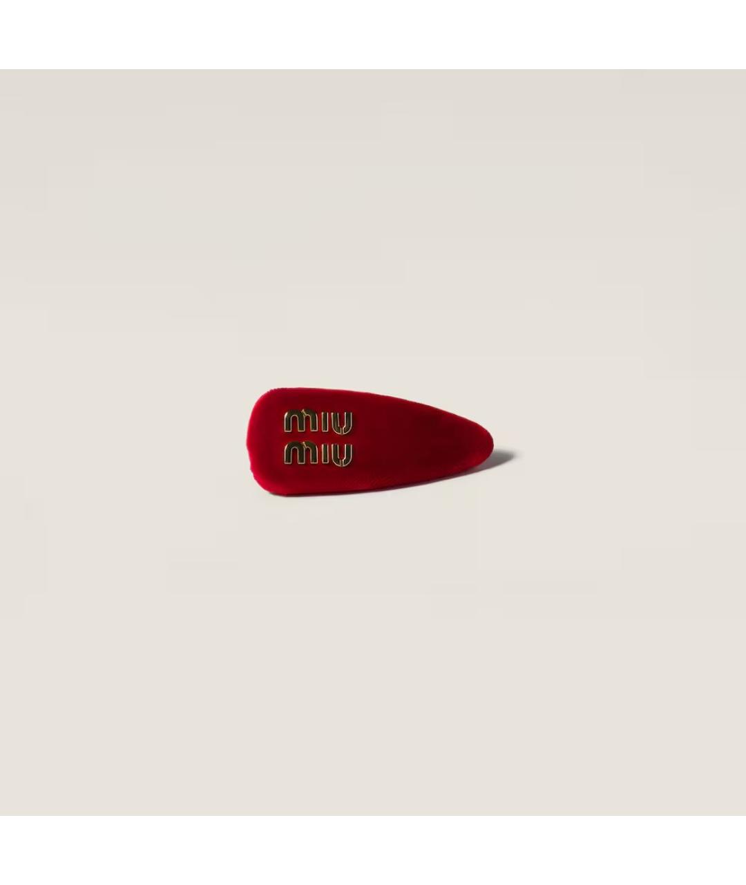 MIU MIU Красная заколка, фото 1