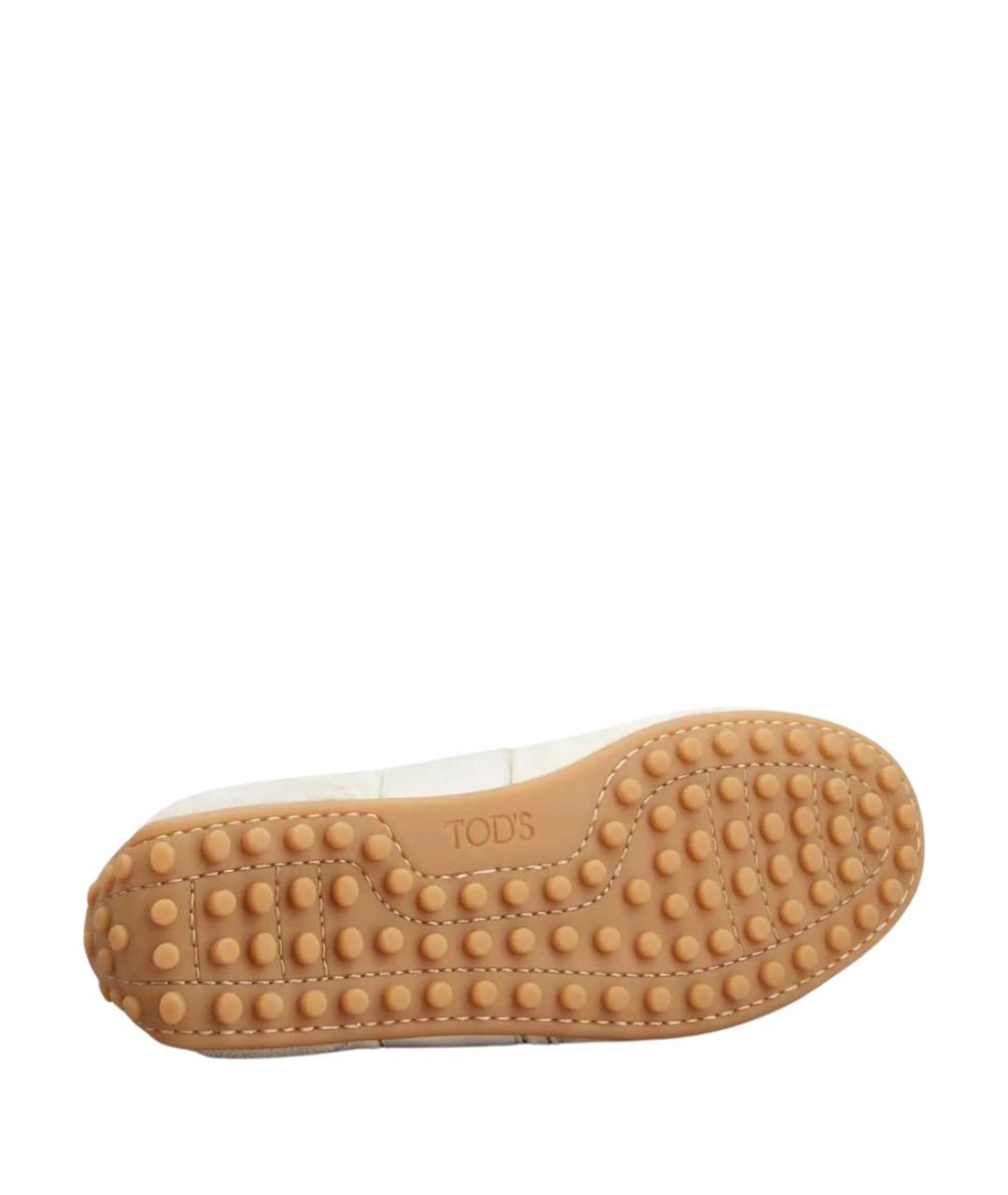 TOD'S Белые кроссовки, фото 4
