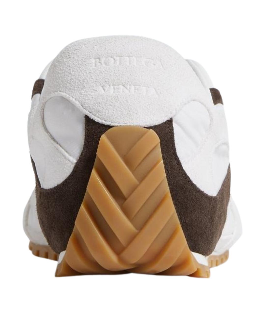 BOTTEGA VENETA Мульти кожаные кроссовки, фото 4