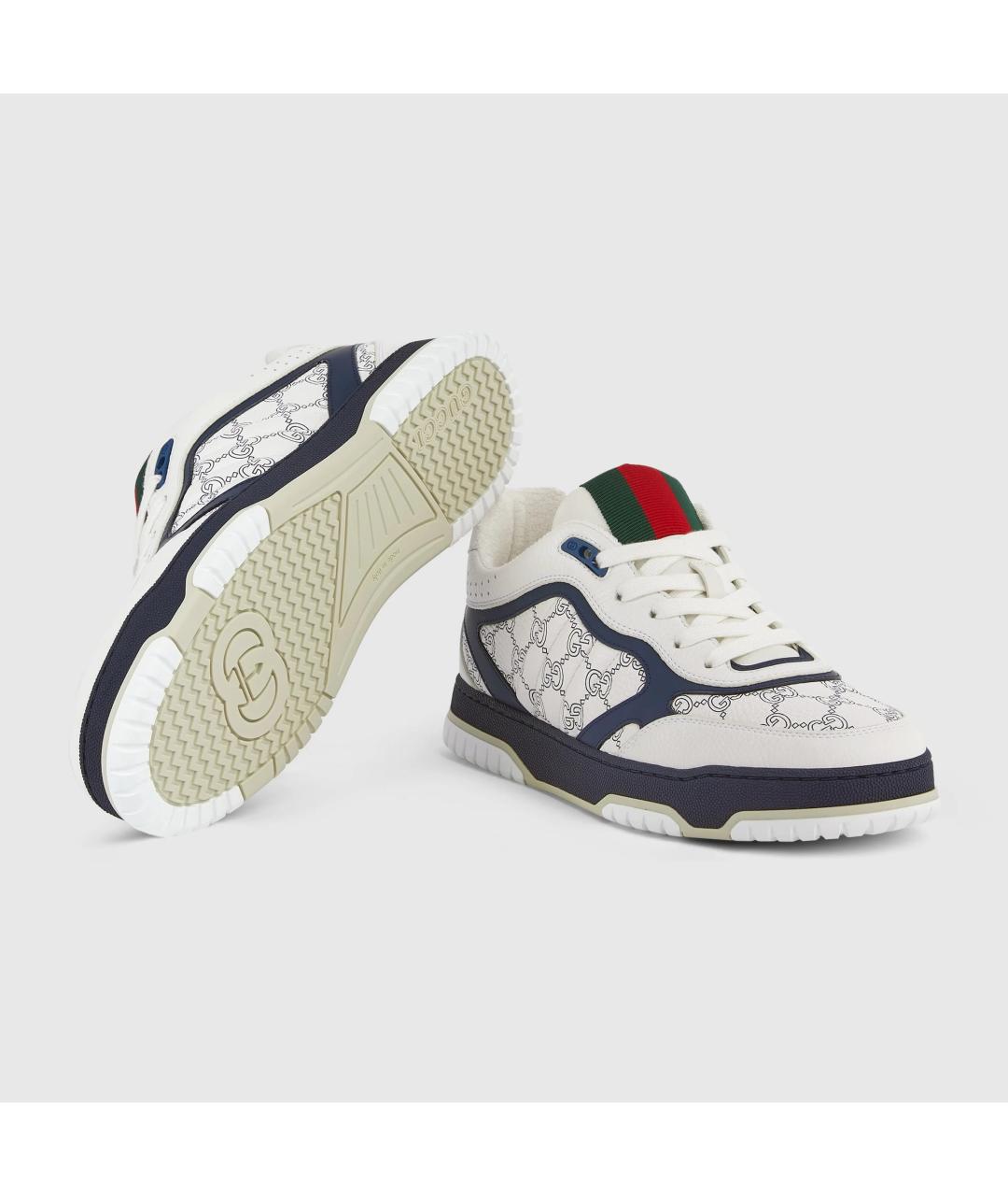 GUCCI Мульти кожаные низкие кроссовки / кеды, фото 3