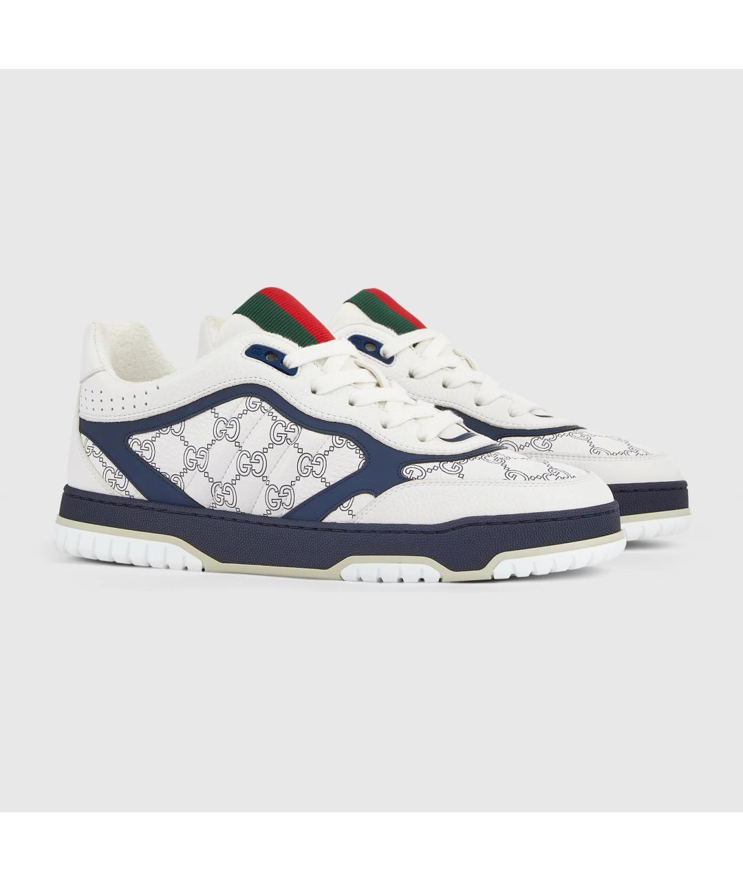 GUCCI Мульти кожаные низкие кроссовки / кеды, фото 2