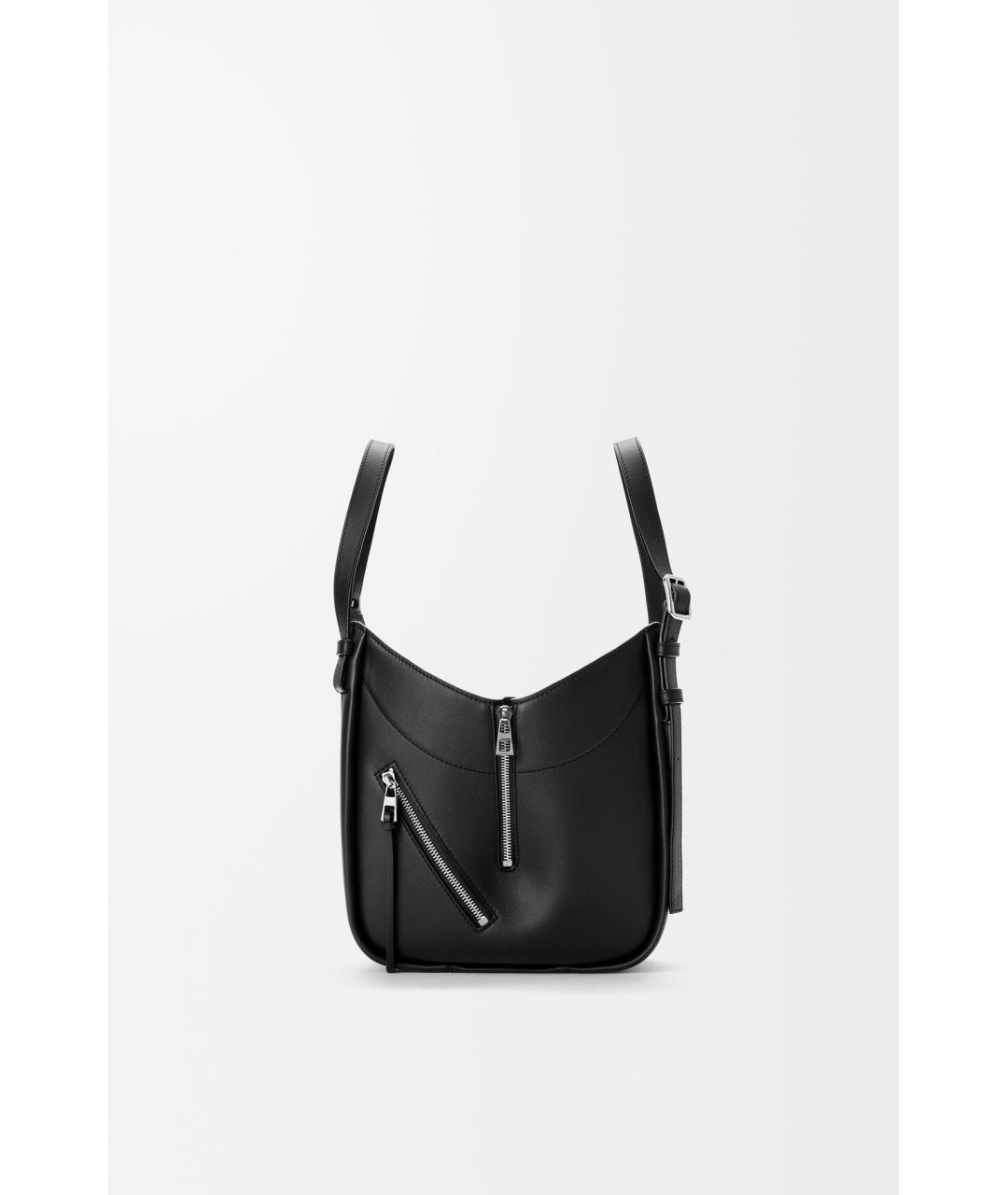 LOEWE Черная кожаная сумка тоут, фото 3