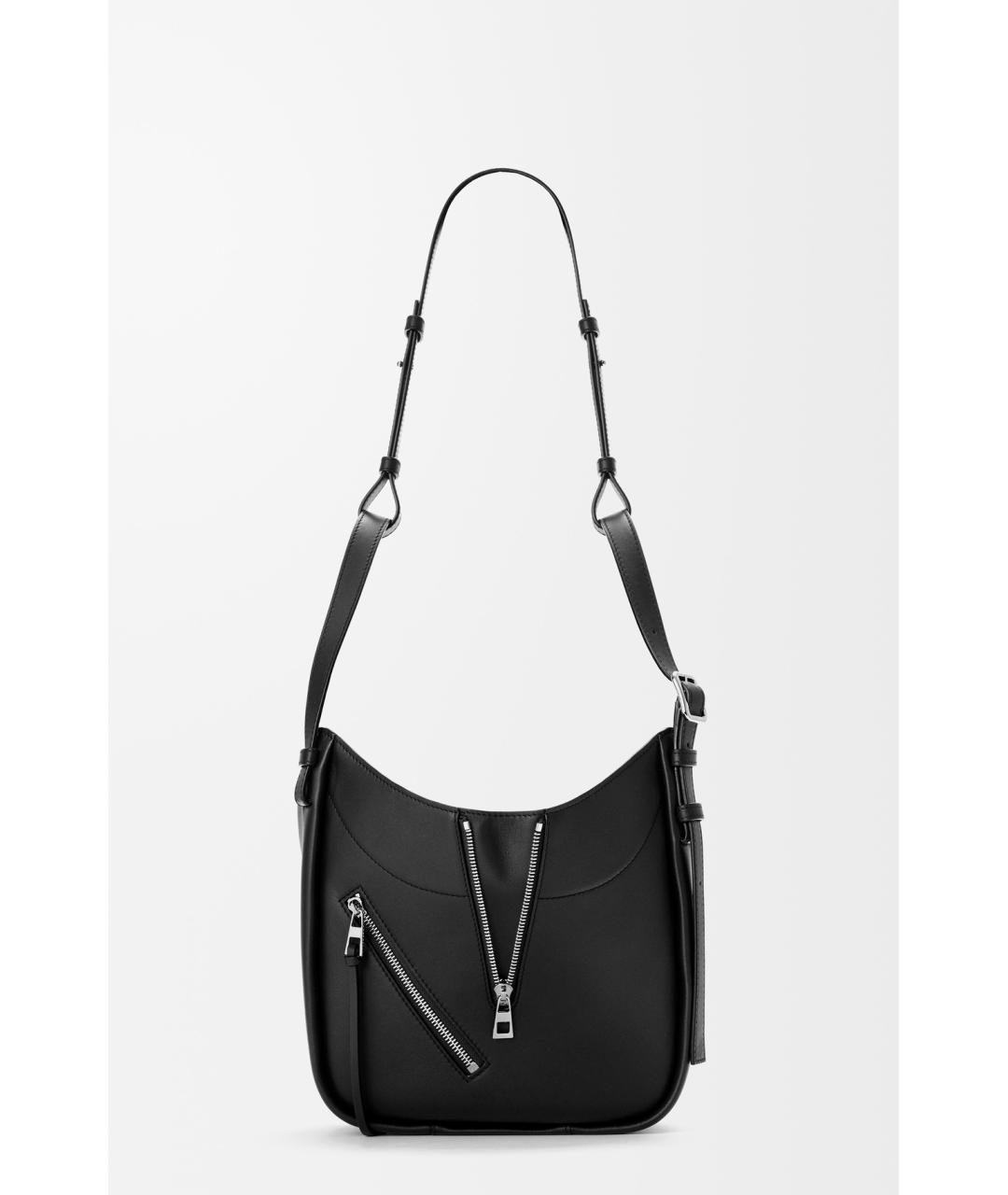 LOEWE Черная кожаная сумка тоут, фото 5