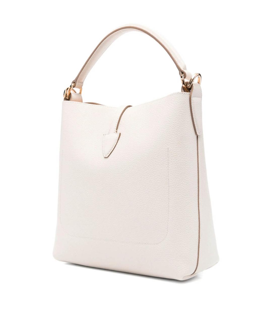 TOD'S Белая кожаная сумка с короткими ручками, фото 3