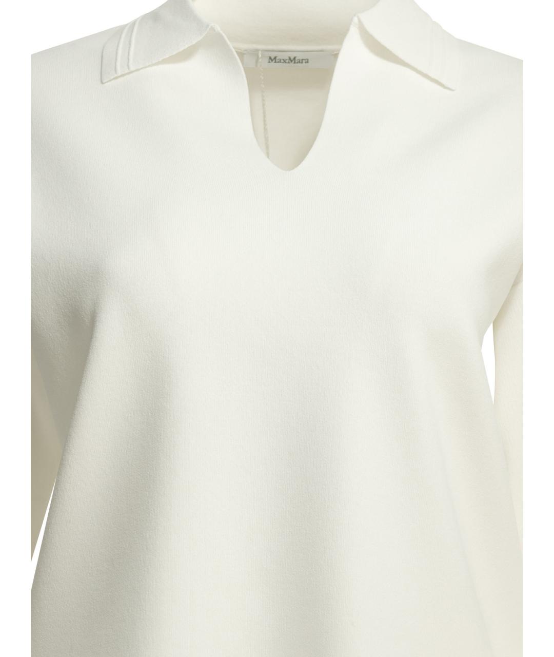 MAX MARA Белая футболка, фото 4
