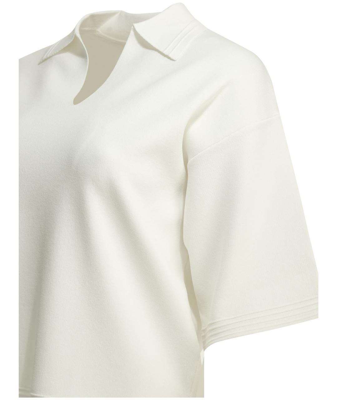 MAX MARA Белая футболка, фото 3