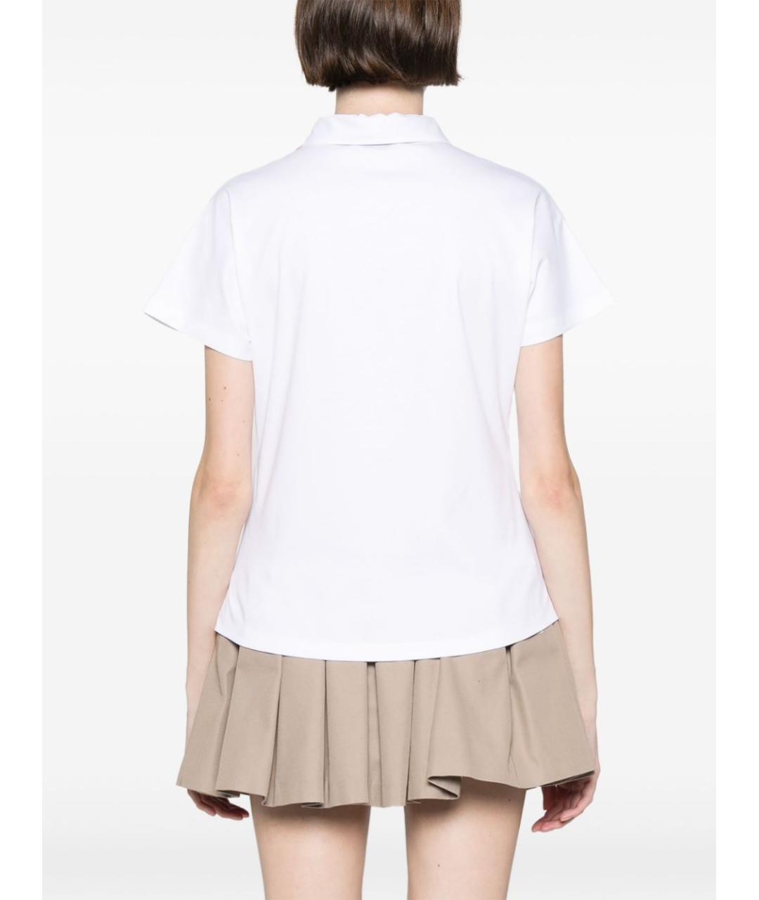 HERNO Белая хлопковая футболка, фото 2