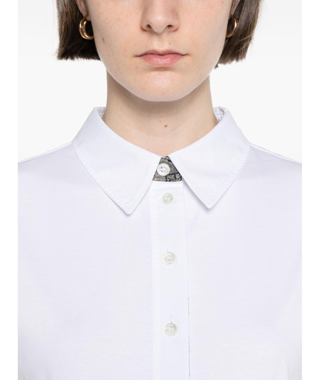 HERNO Белая хлопковая футболка, фото 3