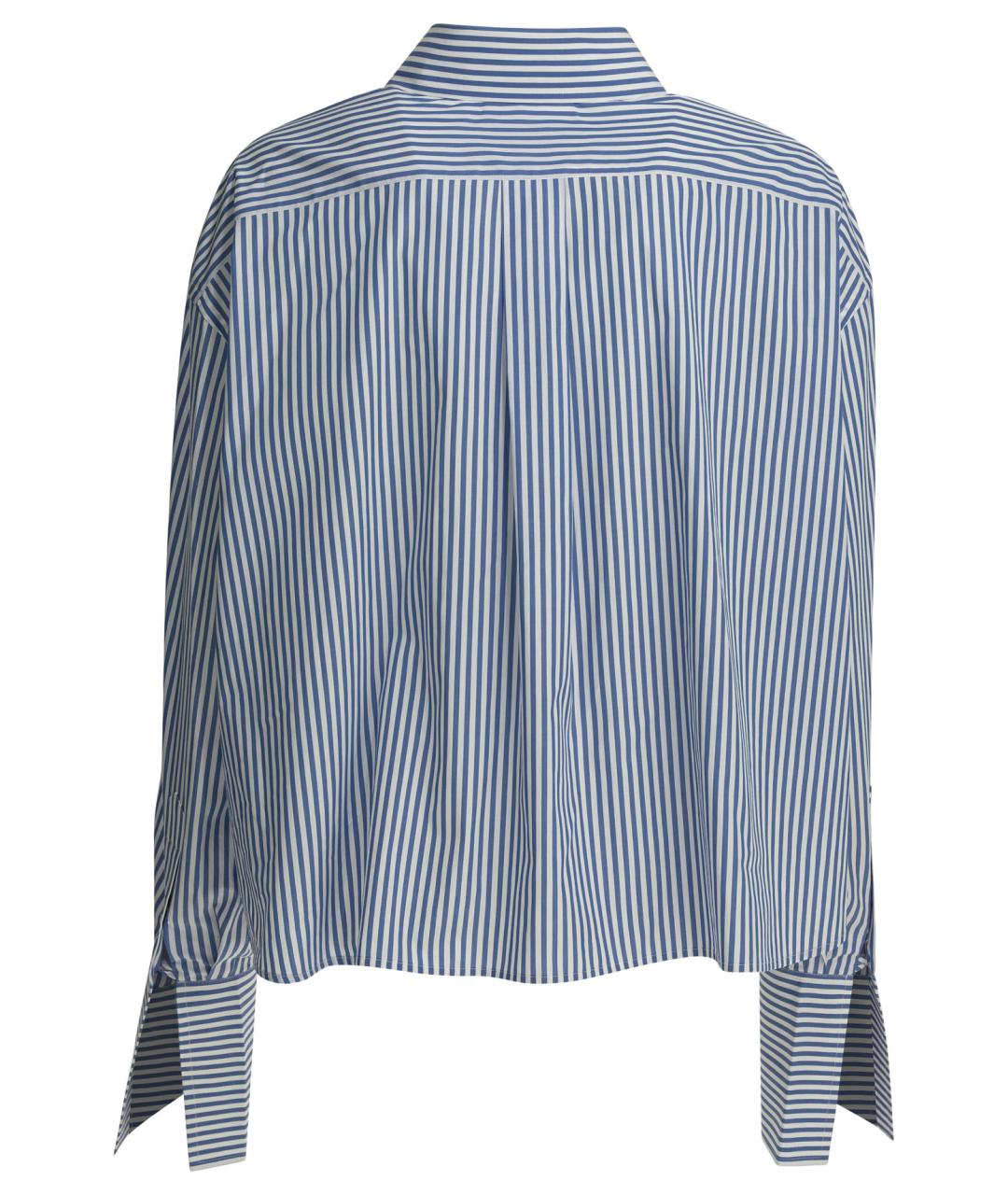 CELINE Голубая хлопковая рубашка, фото 2