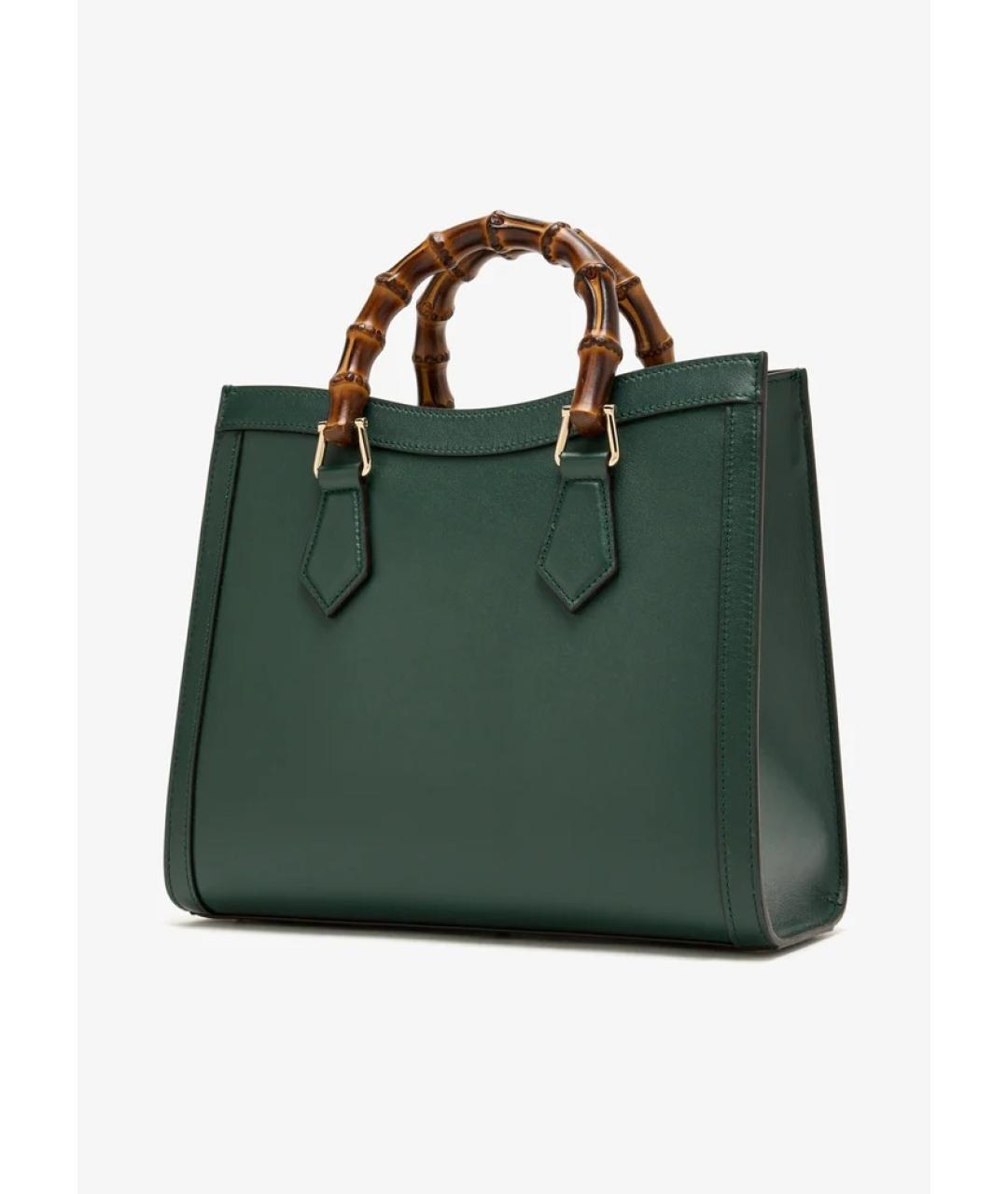 GUCCI Зеленая кожаная сумка через плечо, фото 4