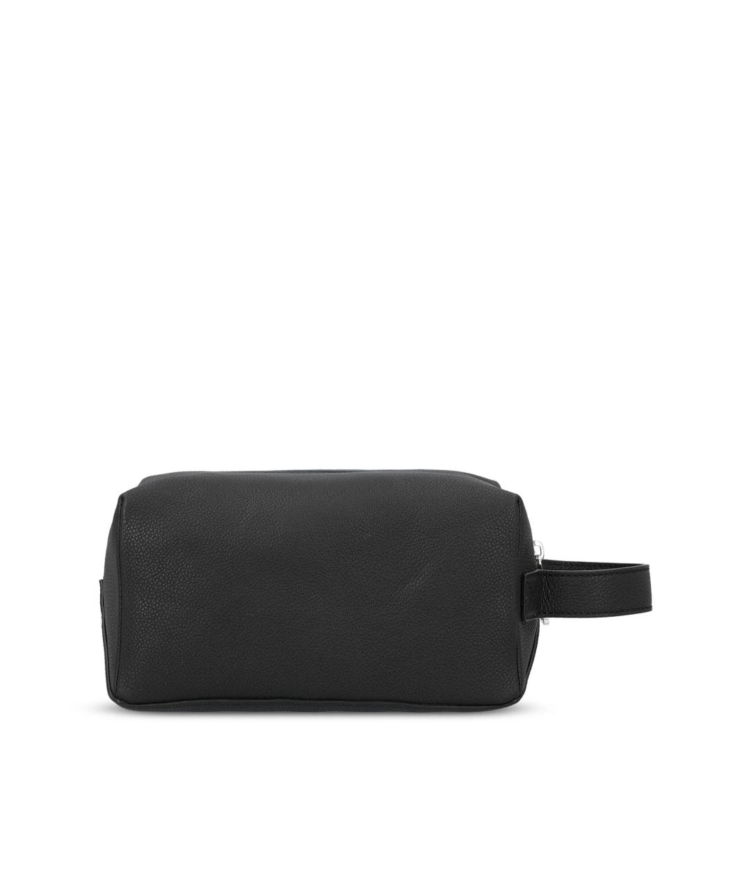 FENDI Черная кожаная косметичка, фото 2