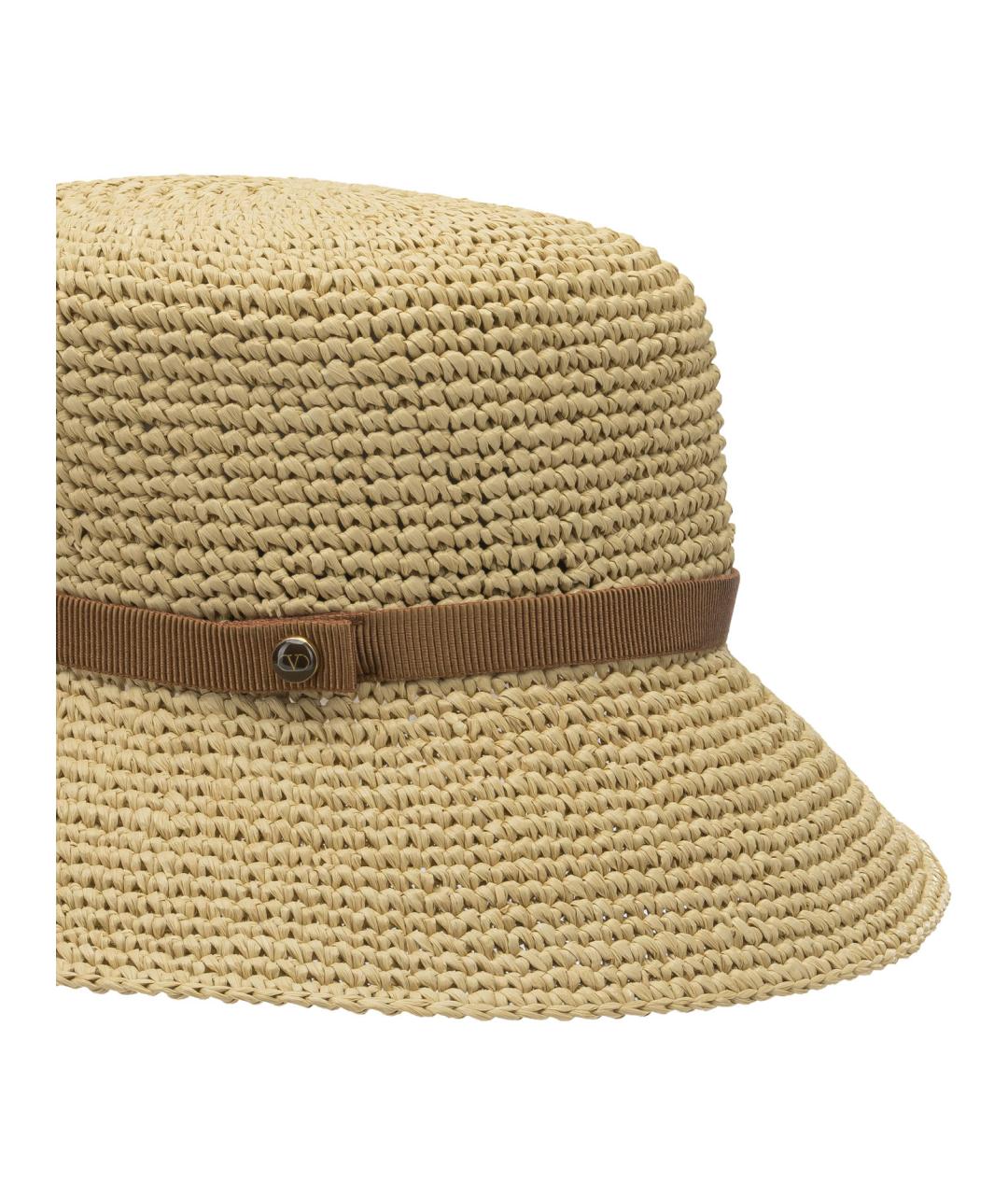 VALENTINO Бежевая шляпа, фото 3