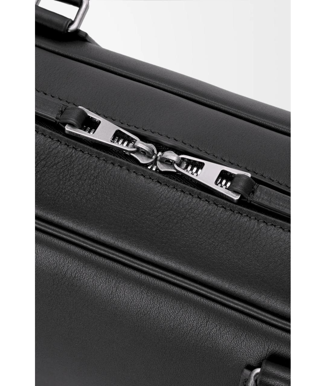 LOEWE Черная кожаная сумка через плечо, фото 7