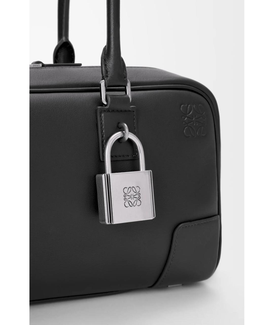 LOEWE Черная кожаная сумка через плечо, фото 8