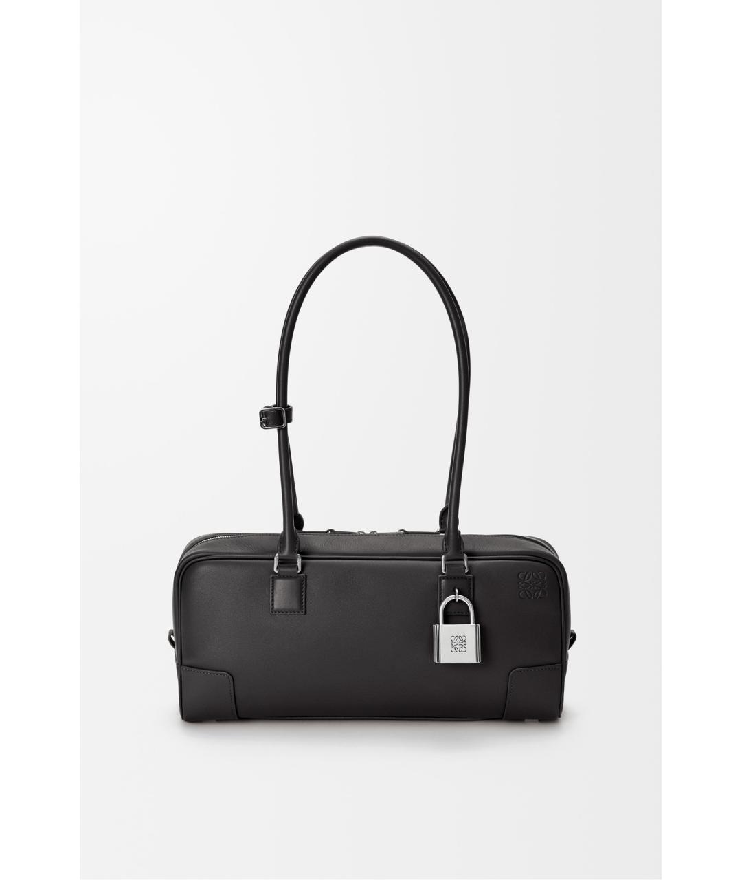 LOEWE Черная кожаная сумка через плечо, фото 1