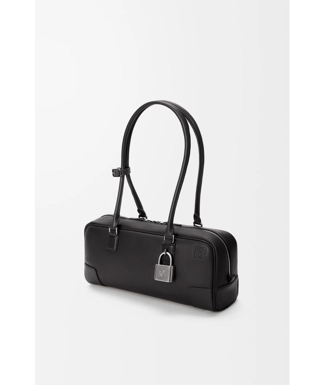 LOEWE Черная кожаная сумка через плечо, фото 2