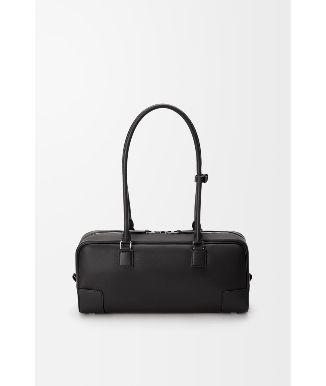 LOEWE Черная кожаная сумка через плечо, фото 4