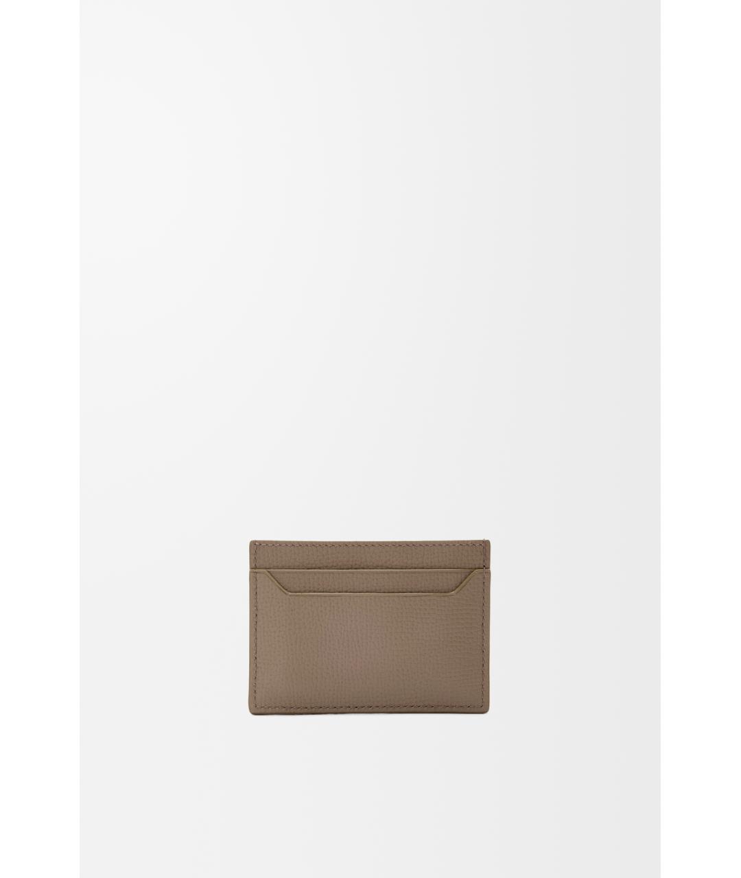 LOEWE Бежевый кожаный кардхолдер, фото 2
