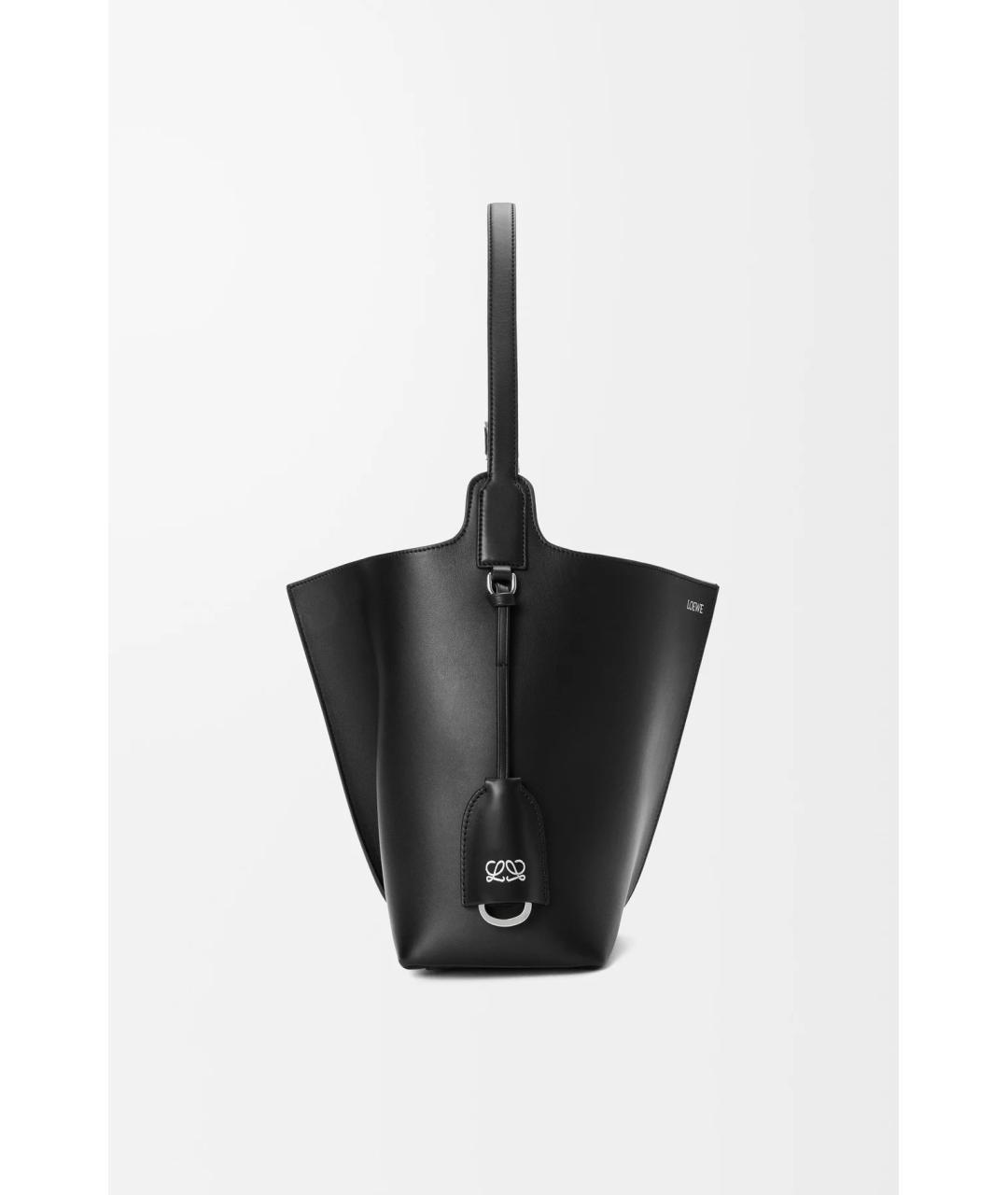 LOEWE Черная кожаная сумка через плечо, фото 6