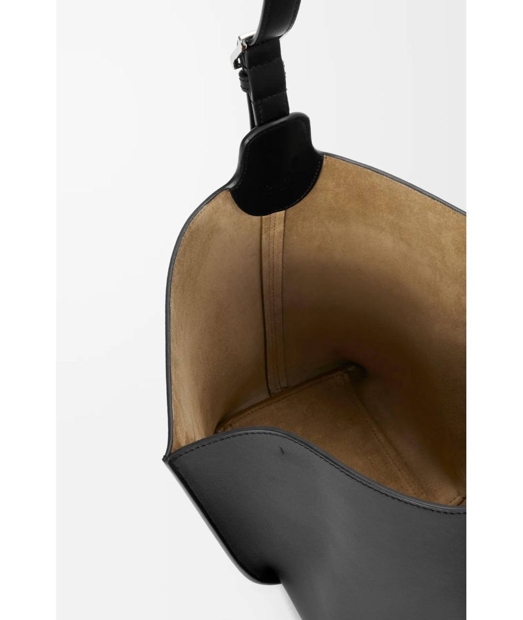 LOEWE Черная кожаная сумка через плечо, фото 4