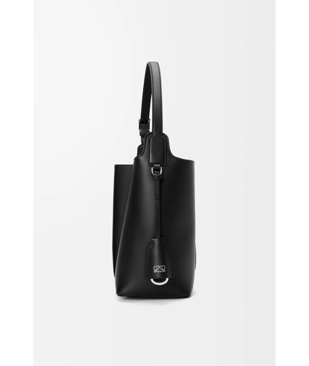 LOEWE Черная кожаная сумка через плечо, фото 3