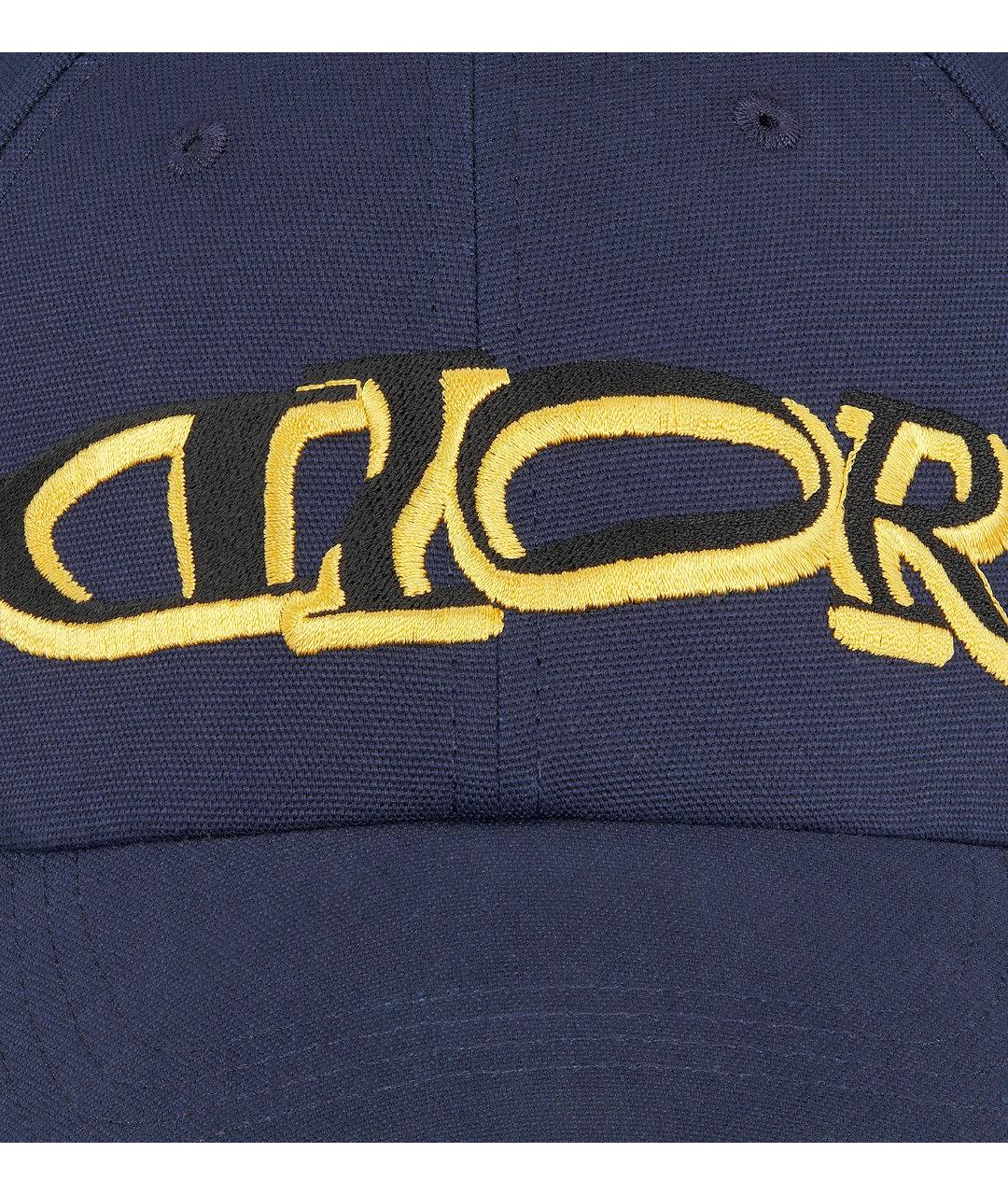 CHRISTIAN DIOR Синяя хлопковая кепка/бейсболка, фото 6
