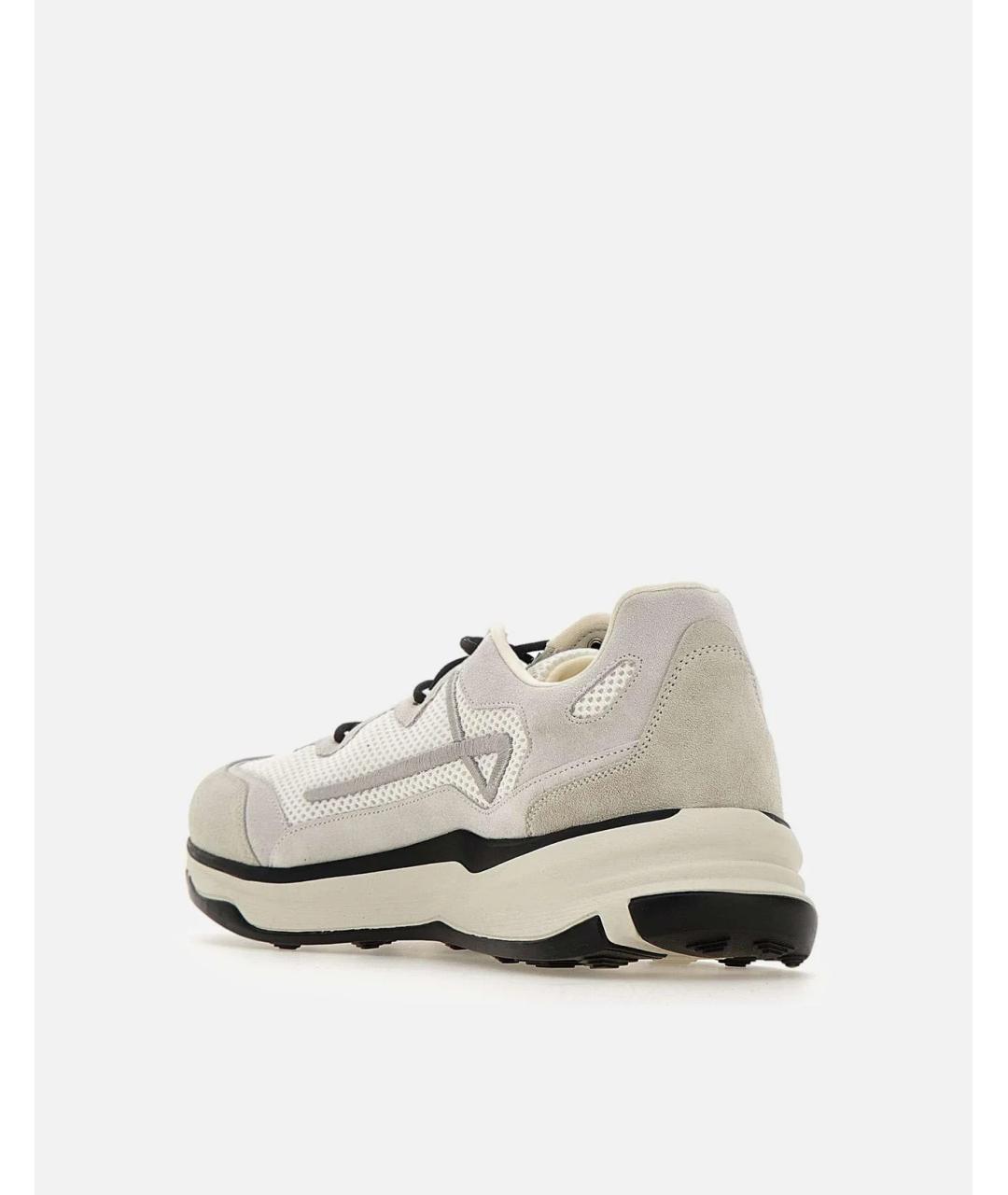 HERNO Белые синтетические низкие кроссовки / кеды, фото 2