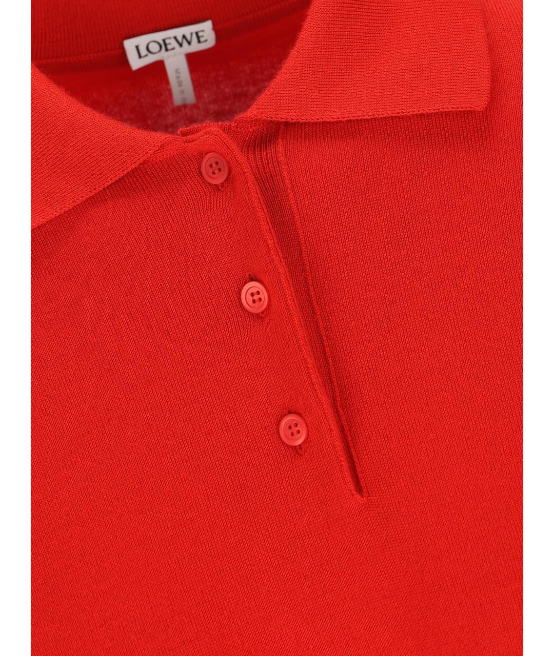 LOEWE Красный кашемировый джемпер / свитер, фото 3