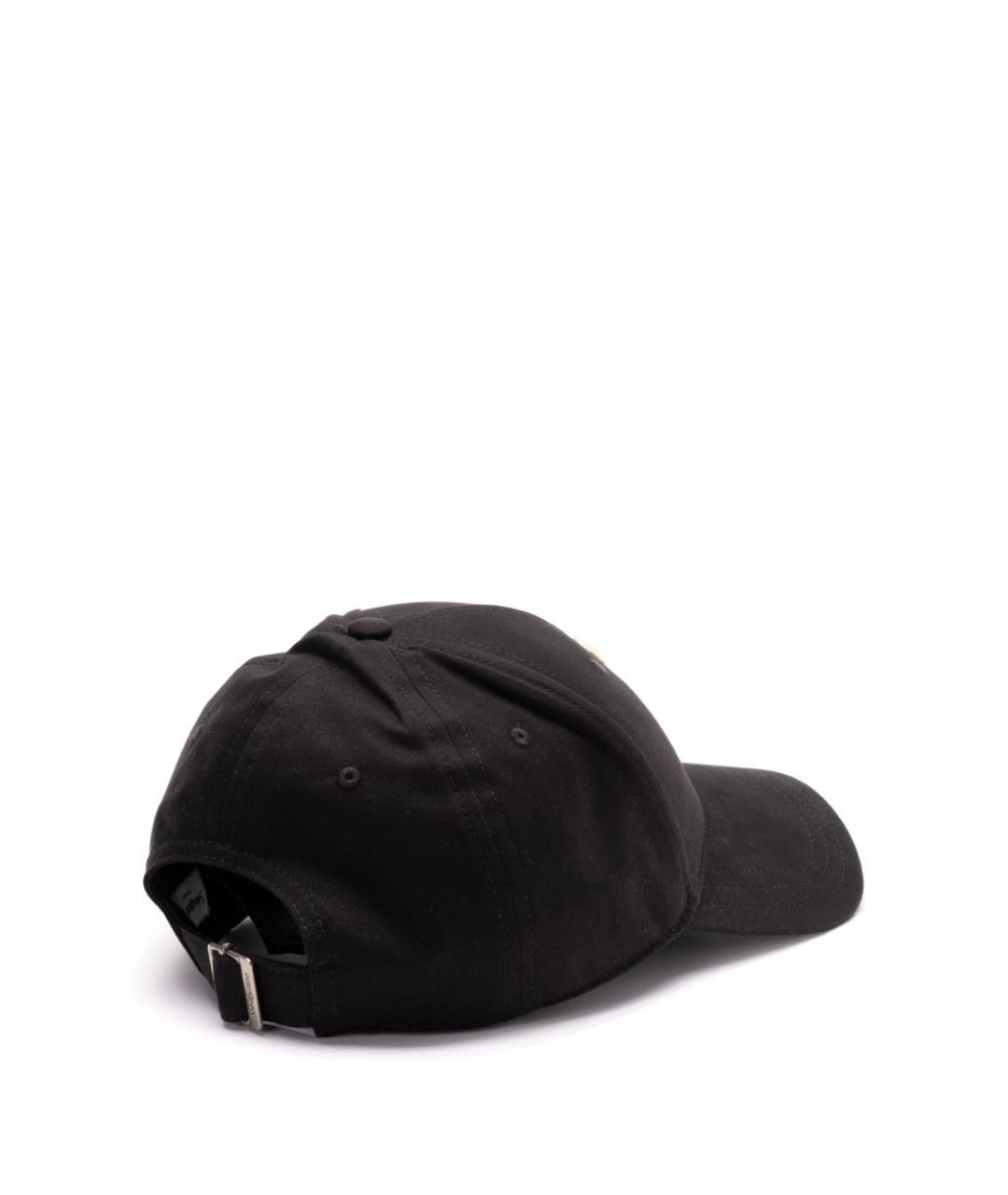 SAINT LAURENT Черная хлопковая кепка/бейсболка, фото 4