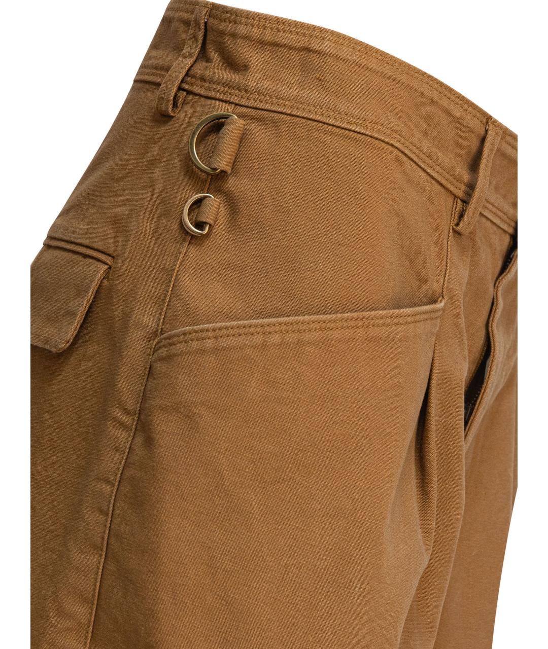 ISABEL MARANT Коричневые хлопковые шорты, фото 3