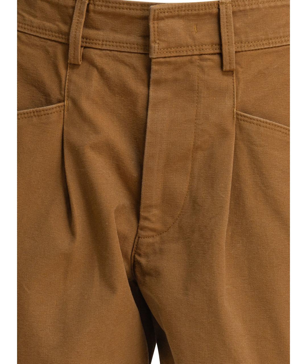 ISABEL MARANT Коричневые хлопковые шорты, фото 4