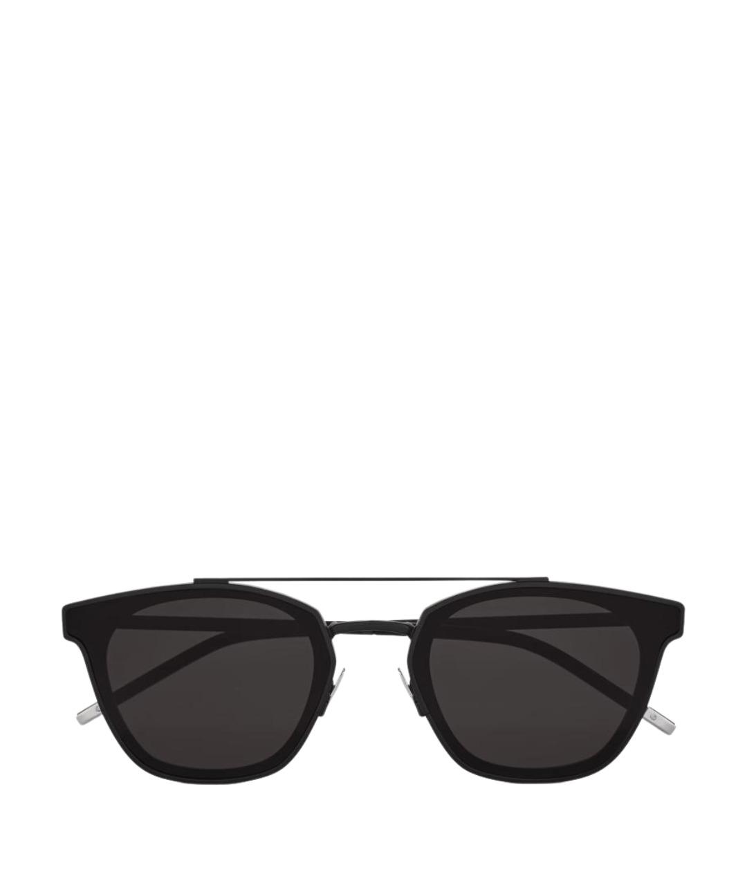 SAINT LAURENT Черные металлические солнцезащитные очки, фото 1