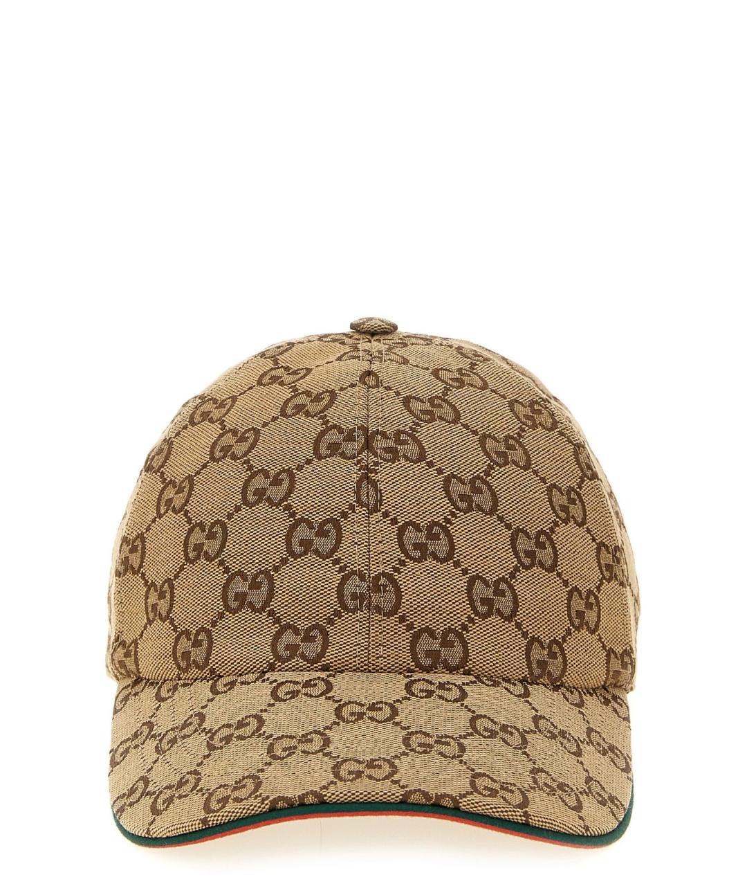 GUCCI Бежевая кепка, фото 2