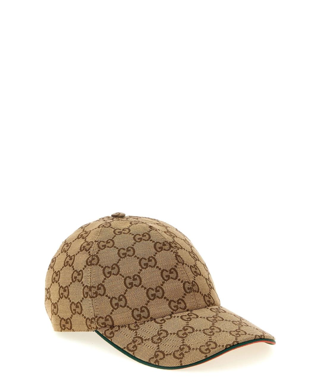 GUCCI Бежевая кепка, фото 1